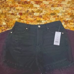 Wild Fable Black Cut-off Jean Shorts